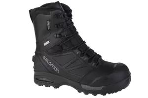 Salomon Toundra Pro ClimaSalomon Waterproof 404727, Męskie, Czarne, buty zimowe, skóra licowa, rozmiar: 40 2/3