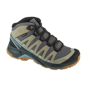 Salomon X-Adventure Recon Mid GTX W L47815300, Damskie, Zielone, buty trekkingowe, przewiewna siateczka, rozmiar: 36 2/3