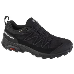 Salomon X Ward GTX L47182300, Męskie, Czarne, buty trekkingowe, skóra zamszowa, rozmiar: 46