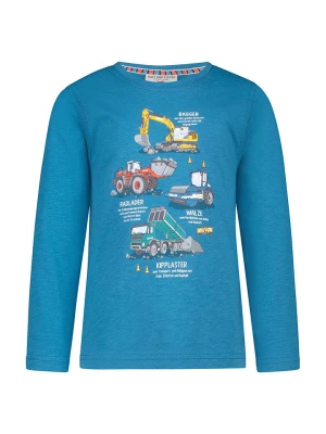 Salt and Pepper Koszulka "Excavators" w kolorze niebieskim rozmiar: 116/122