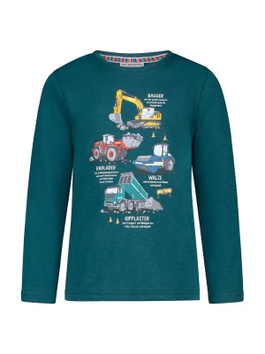 Salt and Pepper Koszulka "Excavators" w kolorze zielonym rozmiar: 116/122