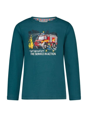 Salt and Pepper Koszulka "Fire service" w kolorze zielonym rozmiar: 128/134