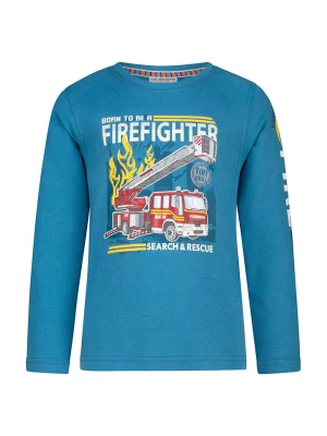 Salt and Pepper Koszulka "Firefighter" w kolorze niebieskim rozmiar: 128/134