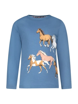 Salt and Pepper Koszulka "Horses" w kolorze niebieskim rozmiar: 140/146