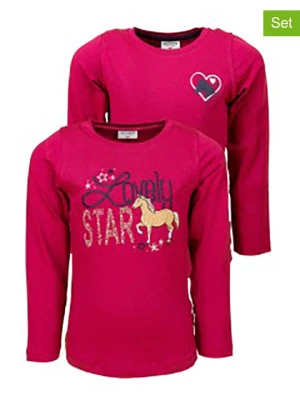 Salt and Pepper Koszulki (2 szt.) "Horse" w kolorze różowym rozmiar: 116