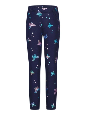 Salt and Pepper Legginsy termiczne w kolorze granatowym rozmiar: 134