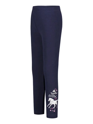 Salt and Pepper Legginsy termiczne w kolorze granatowym rozmiar: 134