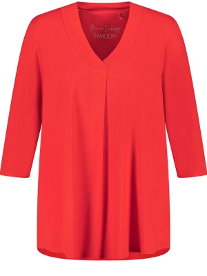 SAMOON Bluzka w kolorze czerwonym rozmiar: 42
