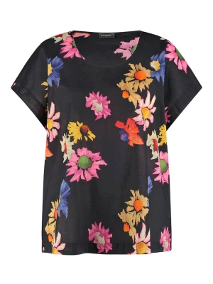 SAMOON Koszulka w kolorze czarnym ze wzorem rozmiar: 52