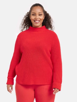 SAMOON Sweter w kolorze czerwonym rozmiar: 46