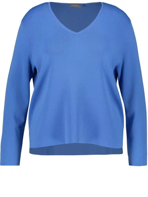 SAMOON Sweter w kolorze niebieskim rozmiar: 44