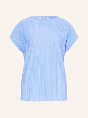 Samsøe  Samsøe Bluzka Bez Rękawów Sauma Z Plisami blau SAMSØE  SAMSØE