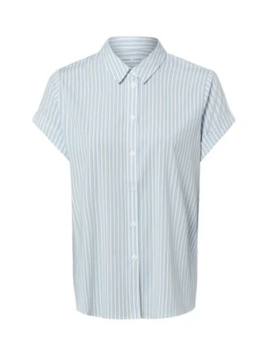 Samsøe Samsøe Bluzka damska z krótkim rękawem - Majan Kobiety wiskoza biały,