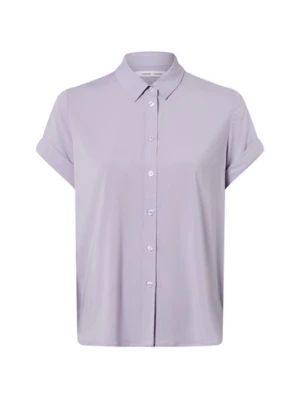 Samsøe Samsøe Bluzka damska z krótkim rękawem - Majan Kobiety wiskoza lila jednolity,