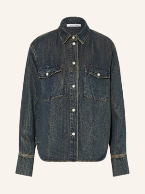 Samsøe  Samsøe Bluzka Jeansowa Sabex blau SAMSØE  SAMSØE