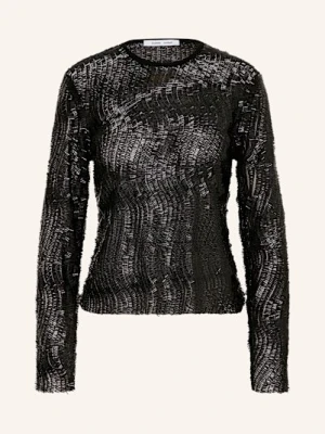 Samsøe  Samsøe Bluzka Saruby Z Cekinami schwarz SAMSØE  SAMSØE