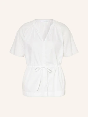 Samsøe  Samsøe Bluzka Satoma Z Mieszanki Materiałów weiss SAMSØE  SAMSØE