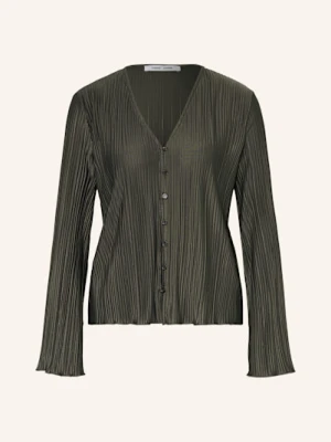 Samsøe  Samsøe Bluzka Sauma Z Plisami gruen SAMSØE  SAMSØE