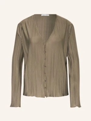 Samsøe  Samsøe Bluzka Sauma Z Plisami gruen SAMSØE  SAMSØE