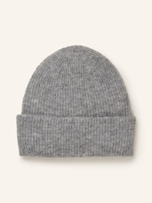 Samsøe  Samsøe Czapka Nor Z Dodatkiem Alpaki grau SAMSØE  SAMSØE