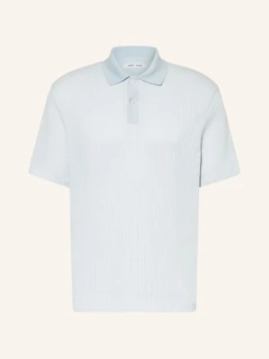 Samsøe  Samsøe Dzianinowa Koszulka Polo Sajase blau SAMSØE  SAMSØE