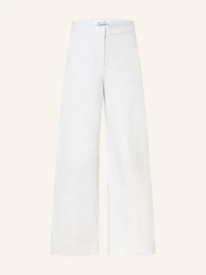 Samsøe  Samsøe Dżinsy Z Szerokimi Nogawkami Saroko Z Lnem blau SAMSØE  SAMSØE