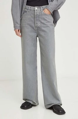 Samsoe Samsoe jeansy SHELLY damskie kolor szary F23400107