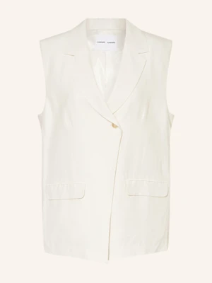 Samsøe  Samsøe Kamizelka Typu Blezer Sathena weiss SAMSØE  SAMSØE