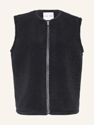 Samsøe  Samsøe Kamizelka Z Pluszowego Materiału Saautumns grau SAMSØE  SAMSØE