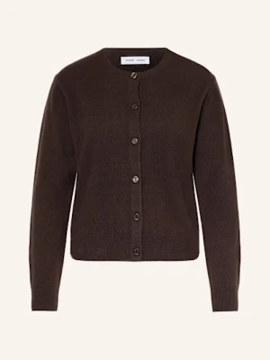 Samsøe  Samsøe Kardigan Saboston Z Kaszmiru braun SAMSØE  SAMSØE