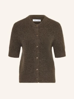 Samsøe  Samsøe Kardigan Sanoura Z Wełną Merino I Alpaką braun SAMSØE  SAMSØE