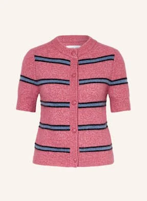 Samsøe  Samsøe Kardigan Sanoura Z Wełną Merino I Alpaką rosa SAMSØE  SAMSØE