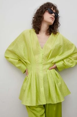 Samsoe Samsoe koszula damska kolor zielony