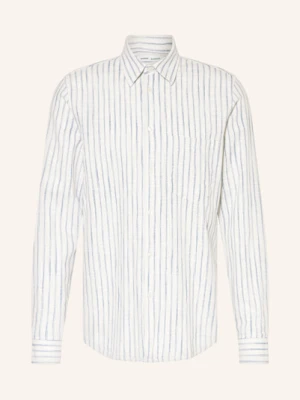 Samsøe  Samsøe Koszula Liam Comfort Fit Z Dodatkiem Lnu weiss SAMSØE  SAMSØE