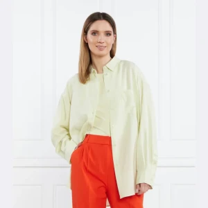 Samsøe Samsøe Koszula LUA | Relaxed fit | z dodatkiem lnu