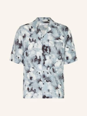 Samsøe  Samsøe Koszula Z Klapami Saoscar Comfort Fit blau SAMSØE  SAMSØE