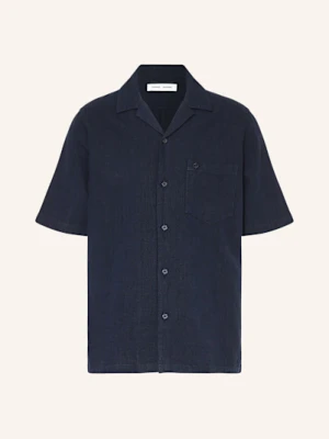 Samsøe Samsøe Koszula Z Klapami Saoscar Comfort Fit Z Lnu blau SAMSØE SAMSØE