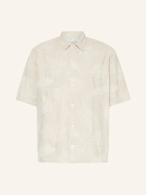 Samsøe  Samsøe Koszula Z Krótkim Rękawem Saayo Comfort Fit beige SAMSØE  SAMSØE