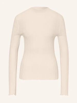 Samsøe  Samsøe Koszulka Z Długim Rękawem Sajose Z Wełny Merino weiss SAMSØE  SAMSØE