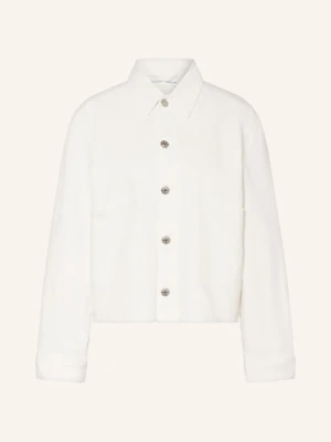 Samsøe  Samsøe Kurtka Jeansowa Sanadina weiss SAMSØE  SAMSØE