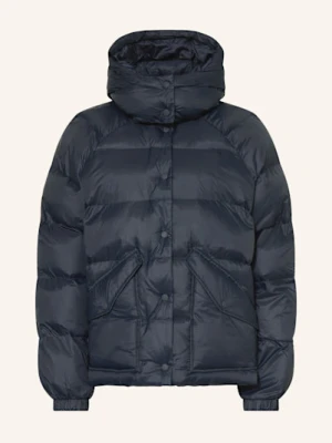 Samsøe  Samsøe Kurtka Pikowana Sahanay Z Odpinanym Kapturem blau SAMSØE  SAMSØE