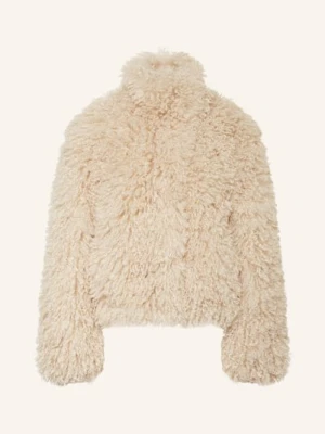 Samsøe  Samsøe Kurtka Samedda Ze Sztucznego Futra weiss SAMSØE  SAMSØE