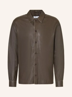 Samsøe  Samsøe Kurtka Skórzana Sadamon braun SAMSØE  SAMSØE