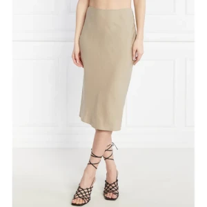 Samsøe Samsøe Lniana spódnica Saagneta