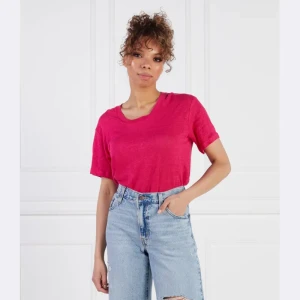 Samsøe Samsøe Lniany t-shirt