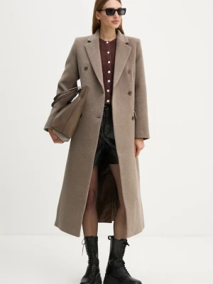 Samsoe Samsoe płaszcz wełniany