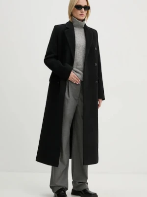 Samsoe Samsoe płaszcz wełniany