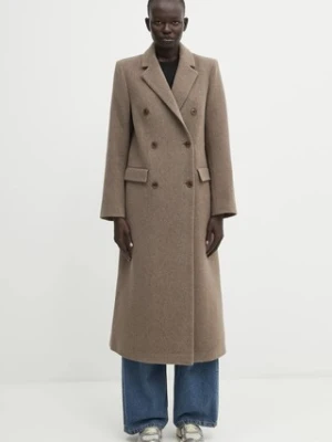 Samsoe Samsoe płaszcz wełniany