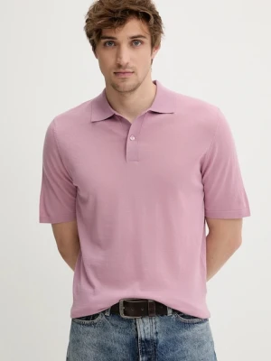 Samsoe Samsoe polo wełniane SAROWAN