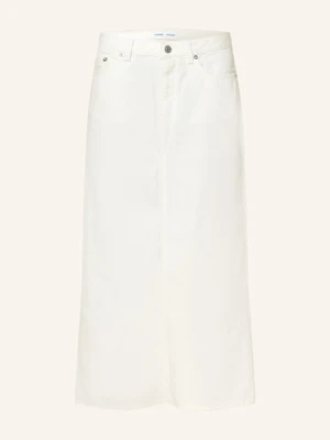 Samsøe  Samsøe Spódnica Jeansowa Saelsie weiss SAMSØE  SAMSØE